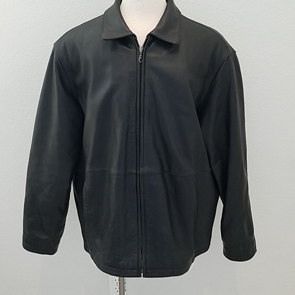 Michael Lawrence Black Leather Jacket
